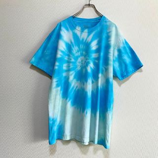 ヴィンテージ(VINTAGE)のアメリカ古着　KIRKLAND 半袖　Tシャツ　タイダイ　スパイラル　I491(Tシャツ/カットソー(半袖/袖なし))