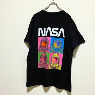 アメリカ古着　HYPER SPACE　ナサ　NASA　半袖　Tシャツ　I509(Tシャツ/カットソー(半袖/袖なし))