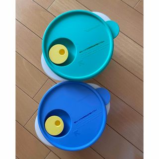 タッパーウェア(TupperwareBrands)のタッパーウェア　未使用　クリスタルウェーブ　2個セット(容器)