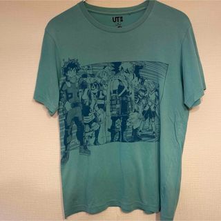 『美品』僕のヒーローアカデミア　ヒロアカ　半袖Tシャツ　青　ブルー(Tシャツ/カットソー(半袖/袖なし))