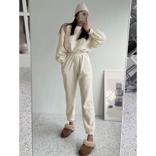 シーイン(SHEIN)のSHEIN プルオーバーパーカー＆スポーツジョガー(トレーナー/スウェット)