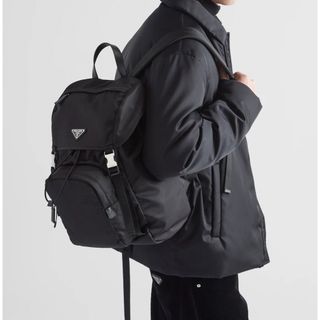 プラダ(PRADA)のPRADA RE-NYLONロゴプレート バックルBACKPACK 【新品】(バッグパック/リュック)