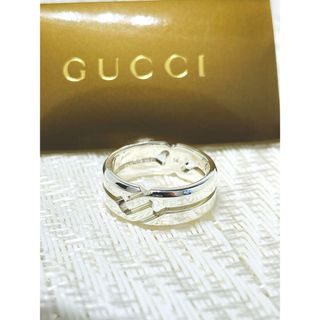 グッチ(Gucci)のグッチ　指輪　リング　14号 GUCCI Gロゴ シルバー 925(リング(指輪))