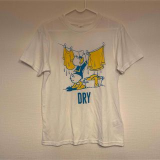 Disney - 『美品』ディズニー　Disney ドナルド　半袖Tシャツ　ホワイト　プリント