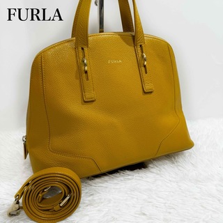 フルラ(Furla)の美品✨FURLA フルラ　ペルラ　2wayショルダーバッグ　ハンドバッグ(ショルダーバッグ)