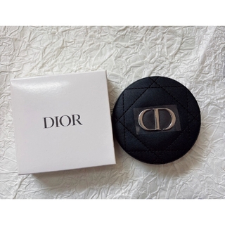 クリスチャンディオール(Christian Dior)のディオール　コンパクトミラー　ブラック　箱付き(ミラー)