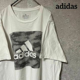 アディダス(adidas)のadidas アディダス Tシャツ 半袖 ビッグ スリーストライプ 2XL(Tシャツ/カットソー(半袖/袖なし))