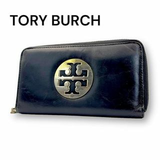 トリーバーチ(Tory Burch)のトリーバーチ　長財布　レザー　ブラック　A626(財布)