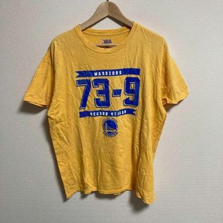 NBA Tシャツ 古着　ボロT イエロー　黄色　プリント　メンズ　L(Tシャツ/カットソー(半袖/袖なし))