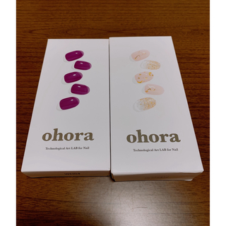 オホーラ(ohora)のohora オホーラ ジェルネイルシール 2箱セット(ネイル用品)