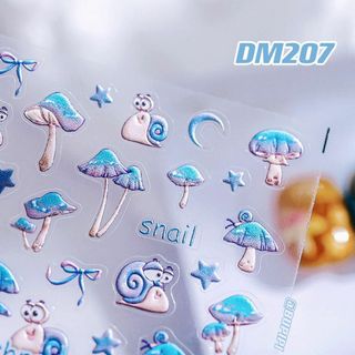 人気 3D ネイルシール キャラクター ネイルアート デコ用品 貼る DM207(デコパーツ)