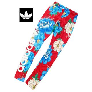 アディダス(adidas)のアディダス ファーム 牡丹 和柄 花柄 レギンス スパッツ ジャージ Tシャツ(レギンス/スパッツ)