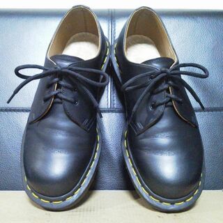 ドクターマーチン(Dr.Martens)のDr.Martens 英国製 MIE 1461 UK4 黒 3ホール(ローファー/革靴)