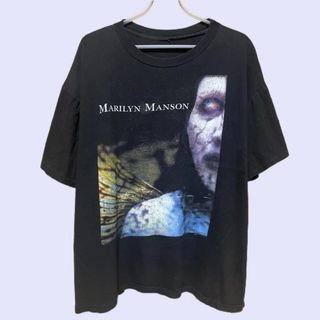 ヴィンテージ(VINTAGE)の90s MARILYN MANSON マリリンマンソン Tシャツ ビンテージ(Tシャツ/カットソー(半袖/袖なし))