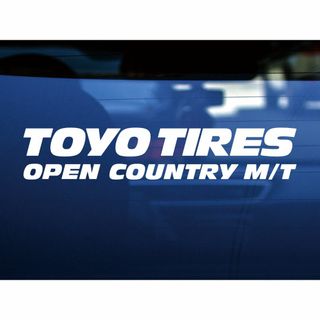 TOYO TIRE OPEN COUNTRY M/T ステッカー（大）(車外アクセサリ)