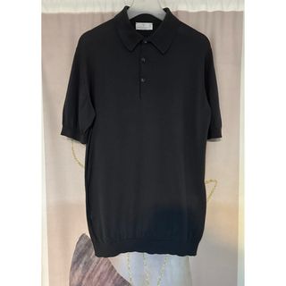 ジョンスメドレー(JOHN SMEDLEY)のジョンスメドレー×ビームスエフ 別注 30G 綿 ポロシャツ イギリス製(ポロシャツ)