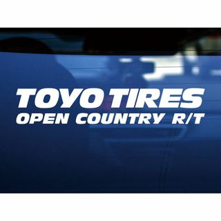 TOYO TIRE OPEN COUNTRY R/T ステッカー（小）(車外アクセサリ)