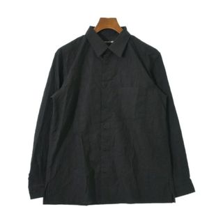 イッセイミヤケメン(ISSEY MIYAKE MEN)のISSEY MIYAKE MEN カジュアルシャツ 2(M位) 黒 【古着】【中古】(シャツ)