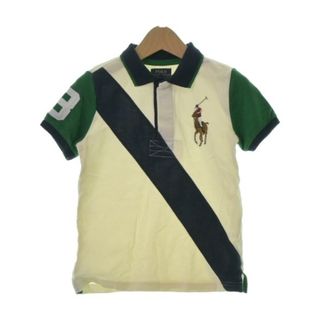 ポロラルフローレン(POLO RALPH LAUREN)のPolo Ralph Lauren Tシャツ・カットソー 120 白x緑x紺 【古着】【中古】(Tシャツ/カットソー)