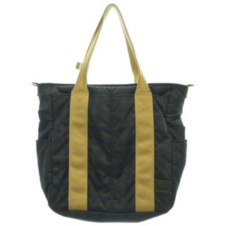 マルニ(Marni)のMARNI マルニ トートバッグ - 紺x茶x黄(チェック) 【古着】【中古】(トートバッグ)