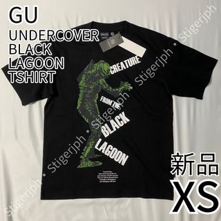 ジーユー(GU)のジーユー　アンダーカバー　04 Tシャツ　ブラック　XSサイズ(Tシャツ/カットソー(半袖/袖なし))