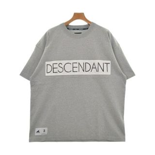 ディセンダント(DESCENDANT)のDESCENDANT ディセンダント Tシャツ・カットソー 3(L位) グレー 【古着】【中古】(Tシャツ/カットソー(半袖/袖なし))