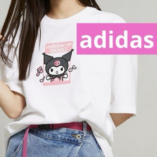 アディダス(adidas)の新品タグ付き　adidas♡Sanrioパーカーコラボ　クロミTシャツ(Tシャツ(半袖/袖なし))