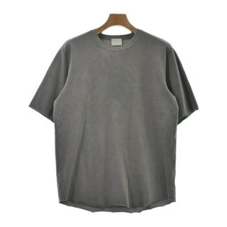 山内 ヤマウチ Tシャツ・カットソー 2(M位) グレー 【古着】【中古】(Tシャツ/カットソー(半袖/袖なし))