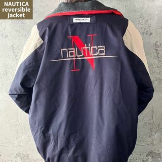 ノーティカ(NAUTICA)のUS古着 90s NAUTICA COMPETITION リバーシブルジャケット(ナイロンジャケット)