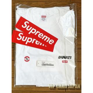 シュプリーム(Supreme)のSupreme x Ducati Logos Tee White XXL 白(Tシャツ/カットソー(半袖/袖なし))