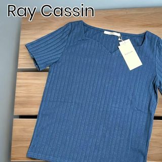 レイカズン(RayCassin)の【未使用 タグ付】 RAY CASSIN レイカズン カットソー 半袖 ネイビー(カットソー(半袖/袖なし))