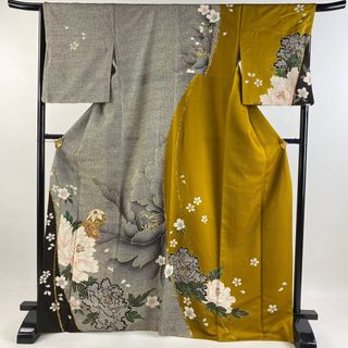 訪問着 身丈169.5cm 裄丈67cm 正絹 名品 【中古】(着物)