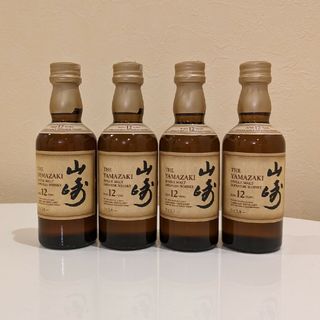 サントリー - 山崎12年  ミニボトル  50ml  4本