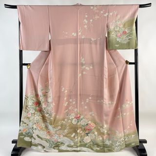 訪問着 身丈167cm 裄丈68.5cm 正絹 秀品 【中古】(着物)