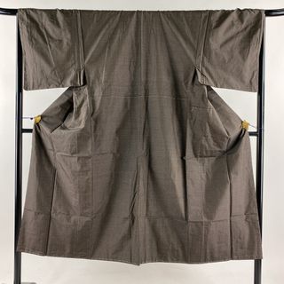 男着物 身丈143cm 裄丈65cm 正絹 秀品 【中古】(着物)