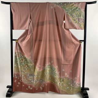 訪問着 身丈166cm 裄丈65.5cm 正絹 美品 秀品 【中古】(着物)