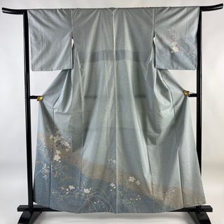 訪問着 身丈160.5cm 裄丈65cm 正絹 秀品 【中古】(着物)