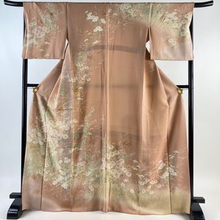 訪問着 身丈167.5cm 裄丈68cm 正絹 美品 名品 【中古】(着物)