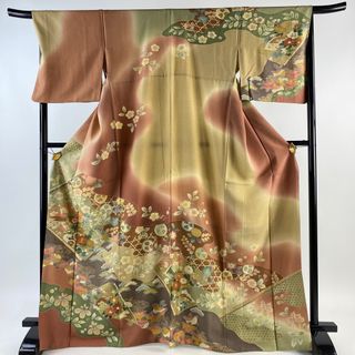 訪問着 身丈167.5cm 裄丈67.5cm 正絹 美品 名品 【中古】(着物)