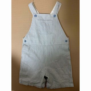 PETIT BATEAU - 【プチバトー】サロペット　オーバーオール　ストライプ　18m 81cm