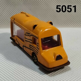 5051 トミカ 1991年 ライオンバス サファリパーク シール無ルース(ミニカー)
