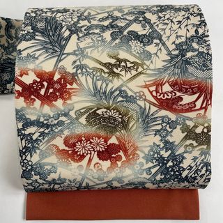 名古屋帯 秀品 正絹 【中古】(帯)