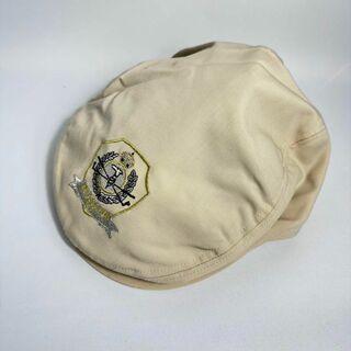 トラサルディ(Trussardi)の90s TRUSSARDI ハンチング エンブレム 刺繍ロゴ トラサルディ(ハンチング/ベレー帽)