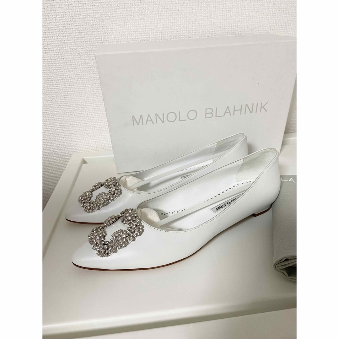 MANOLO BLAHNIK - 破格!新品未使用 マノロブラニク ハンギシ MANOLO BLAHNIK - 破格!新品未使用 マノロブラニク ハンギシ