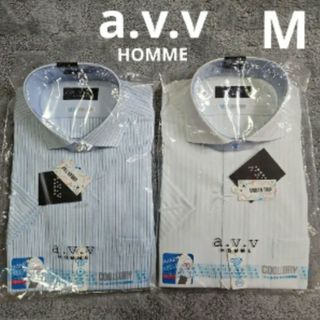 a.v.v - a.v.v HOMME　半袖Yシャツ　URBAN TRIP　COOL DRY　M