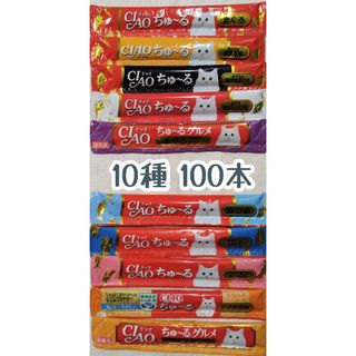 いなばCIAO ちゅ～る 10種 100本⑪★猫のおやつチャオちゅーる