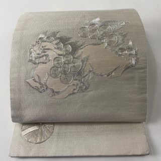 開き名古屋帯 優品 正絹 【中古】(帯)