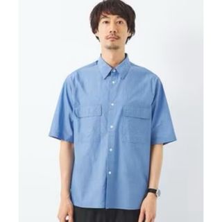 UNITED ARROWS green label relaxing - 【超美品】グリーンレーベル　ブルー　半袖シャツ　Sサイズ　クリーニング済み