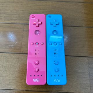 ウィー(Wii)のwiiリモコン　ブルー＋ピンク(その他)