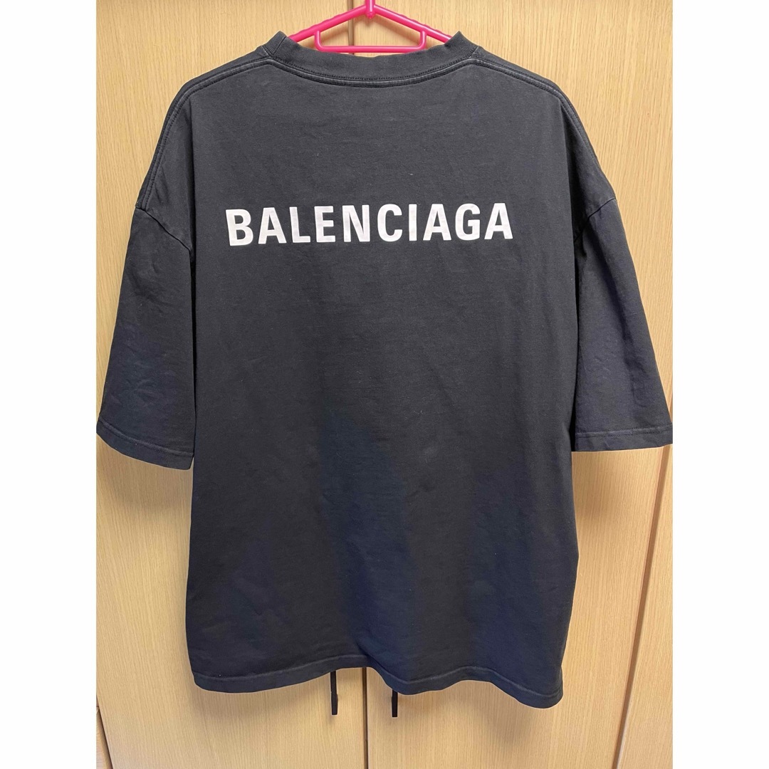 BALENCIAGA - 正規 21SS BALENCIAGA バレンシアガ バックロゴ T BALENCIAGA - 正規 21SS BALENCIAGA バレンシアガ バックロゴ T